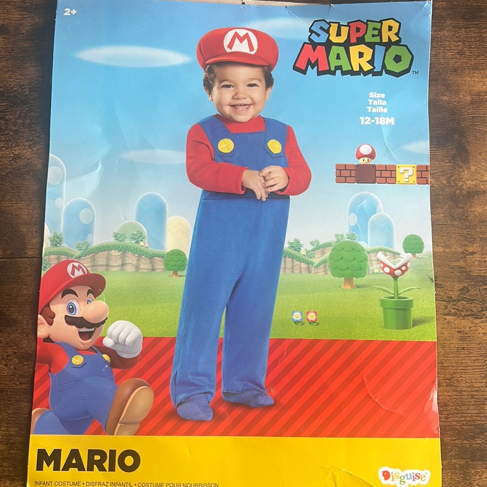 Super Mario Toddler Costume